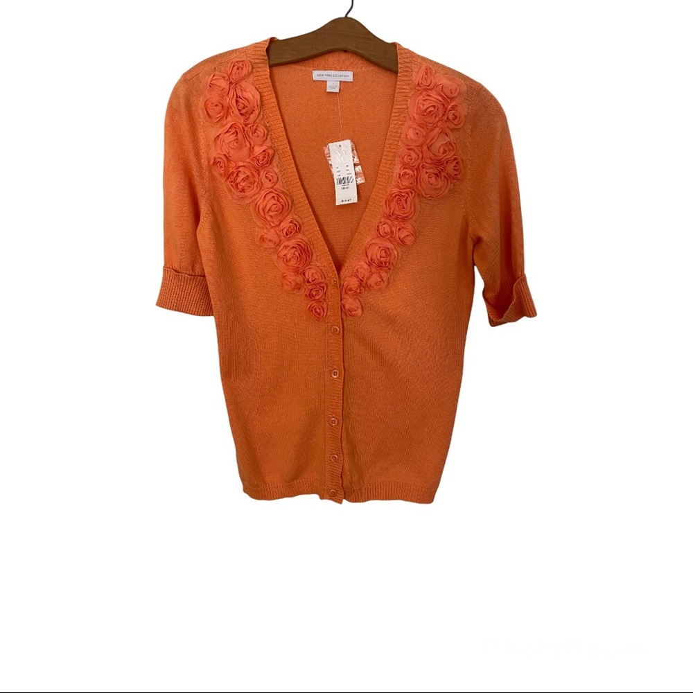 New York and Company Coral cardigan. Size S